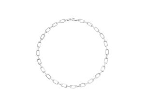 4061861147774 - Collier JOBO Halsketten Gr Silber 925 (Sterlingsilber) Länge 45 cm silberfarben (silber 925 weiß) Damen Colliers 925 Silber mit 154 Zirkonia 45 cm