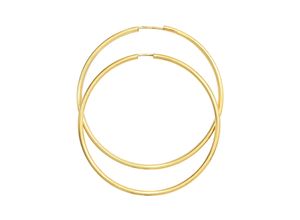 4061861149945 - Paar Creolen JOBO Ohrringe Gr Gelbgold 333 goldfarben (gelbgold 333) Damen Creolen 333 Gold 50 mm