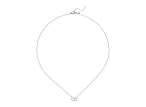 4061861158961 - Collier JOBO Halsketten Gr Silber 925 (Sterlingsilber) Länge 45 cm silberfarben (silber 925) Damen 925 Silber mit 13 Zirkonia 45 cm