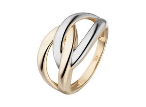 4061861159739 - Fingerring JOBO Fingerringe Gr 50 Gelbgold 333 goldfarben (gelbgold 333) Damen Fingerringe 333 Gold bicolor