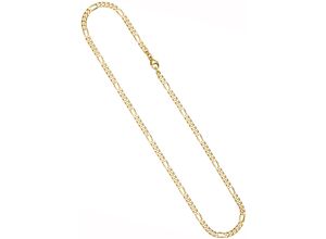 4061861162586 - Kette ohne Anhänger JOBO Halsketten Gr Gelbgold 333 Länge 60 cm goldfarben (gelbgold 333) Damen Ketten ohne Anhänger Figarokette 333 Gold massiv diamantiert 43 mm 60 cm