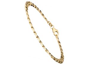 4061861162630 - Armband JOBO Armbänder Gr Gelbgold 333 goldfarben (gelbgold 333) Damen Panzerarmband Panzerarmbänder 333 Gold 19 cm