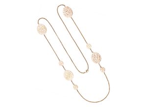 4061861163194 - Collier JOBO Halsketten Gr Edelstahl Länge 90 cm rosegold (roségoldfarben) Damen Edelstahl roségoldfarben beschichtet 90 cm