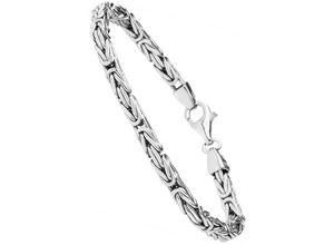 4061861163484 - Armband JOBO Armbänder Gr Silber 925 (Sterlingsilber) silberfarben (silber 925) Damen Königsarmband 925 Silber 19 cm