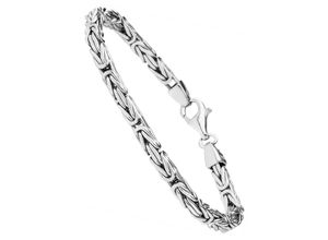 4061861163491 - Armband JOBO Armbänder Gr Silber 925 (Sterlingsilber) silberfarben (silber 925) Damen Königsarmband 925 Silber 21 cm