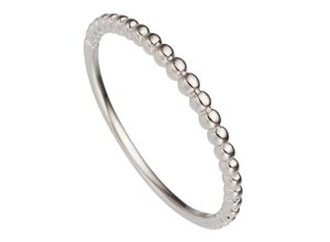 4061861165143 - Fingerring JOBO Kugel-Ring Fingerringe Gr 50 Weißgold 585 weiß (weißgold 585) Damen Fingerringe 585 Weißgold