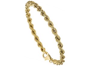 4061861171502 - Armband JOBO Kordelarmband Armbänder Gr Gelbgold 585 gelb (gelbgold 585) Damen Armbänder 585 Gold 32 mm 19 cm