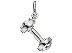 4061861171694 - Ketten-Anhänger JOBO Anhänger Hantel Schmuckanhänger Gr Silber 925 (Sterlingsilber) silberfarben (silber 925) Damen 925 Silber