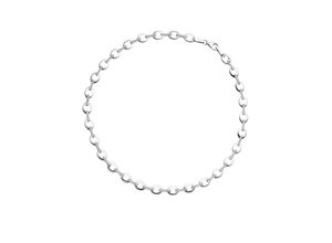 4061861178853 - Kette ohne Anhänger JOBO Große Glieder mit 196 Zirkonia Halsketten Gr Silber 925 (Sterlingsilber) Länge 45 cm silberfarben (silber 925 weiß) Damen Ketten ohne Anhänger 925 Silber 45 cm