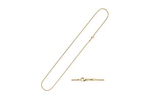 4061861186162 - Goldkette JOBO Erbs-Kette Halsketten Gr Gelbgold 333 Länge 42 cm goldfarben (gelbgold 333) Damen Goldketten 333 Gold massiv 42 cm 25 mm