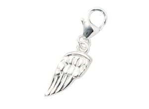 4061861187480 - Charm Flügel JOBO Anhänger Flügel Charms silberfarben (silber 925) Damen 925 Silber