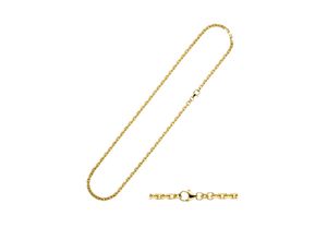 4061861190176 - Goldkette JOBO Halsketten Gr Gelbgold 333 Länge 45 cm goldfarben (gelbgold 333) Damen Goldketten Ankerkette 333 Gold diamantiert 45 cm 3 mm