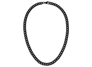 4061861192255 - Kette ohne Anhänger JOBO Halsketten Gr Edelstahl Länge 55 cm schwarz Damen Edelstahl beschichtet 55 cm