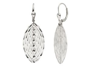 4061861193313 - Paar Ohrhänger JOBO oval Ohrringe Gr Silber 925 (Sterlingsilber) silberfarben (silber 925) Damen 925 Silber