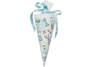 4061912142338 - Schultüte SCIENCE XS (15cm) in hellblau