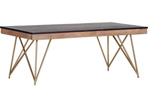 4061915131773 - Couchtisch Lennon schwarz (schwarz gold) B120cm H46cm T60cm Tische