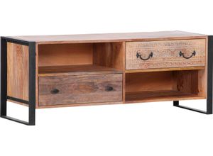 4061915169448 - Lowboard Clint Sideboards Gr B H T 125 cm x 50 cm x 42 cm 2 St beige (natur) Kommode Breite 125 cm