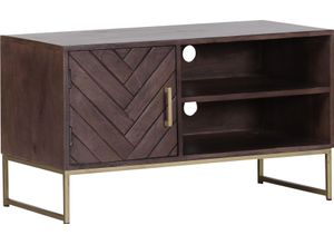 4061915189859 - Lowboard Fishbone Sideboards Gr B H T 90 cm x 50 cm x 42 cm braun Kommode Breite 90 cm