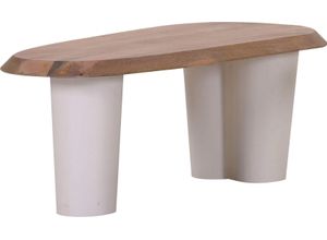 4061915258777 - Couchtisch Tische Gr B H T 110 cm x 40 cm x 50 cm beige (natur kalkweiß)