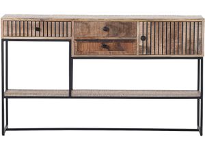 4061915259002 - Konsole GUTMANN FACTORY beige (natur) B130cm H75cm T38cm Holz teilmassiv Sideboards