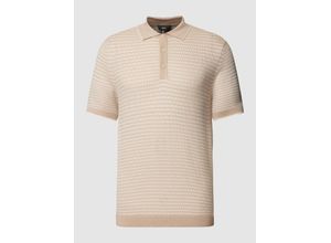 4061938853683 - Slim Fit Poloshirt mit Streifenmuster Modell Flavius