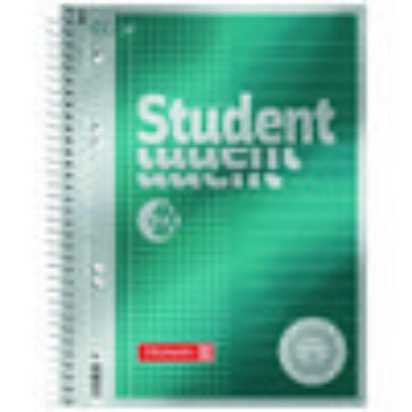 4061947040852 - Collegeblock Premium Student DUO 70g kariert + liniert A5 petrol 4061947040852 Brunnen