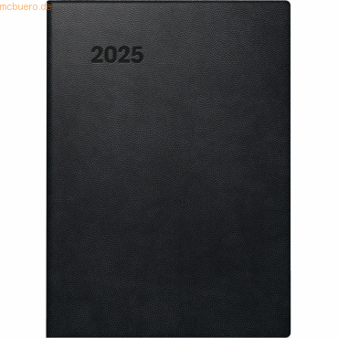 4061947127034 - Taschenkalender 736 10x14cm 1 Tag Seite Kunststoff schwarz 202