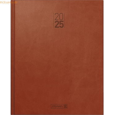 4061947127966 - Buchkalender Manager Wt 7 21x26cm 1 Woche 2 Seiten Kunstleder-