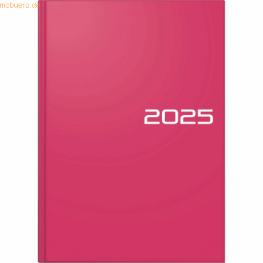 4061947129038 - Buchkalender 795 A5 1 Tag Seite Balacron-Einband pink 2025