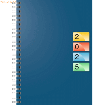 4061947129267 - Buchkalender 796 Dataline A5 1 Woche 2 Seiten Karton-Einband b