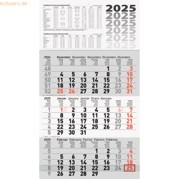 4061947130904 - Dreimonatskalender 5060114005 3 Monate   1 Seite 30x52cm 20