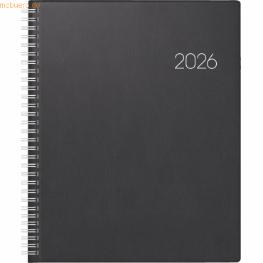 4061947143690 - Buchkalender Manager Wt7 weektimer 21x26cm 1 Woche 2 Seiten Ku