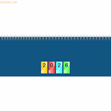 4061947143973 - 3 x Querkalender 772 Dataline 297x10cm 1 Woche 2 Seiten Karto