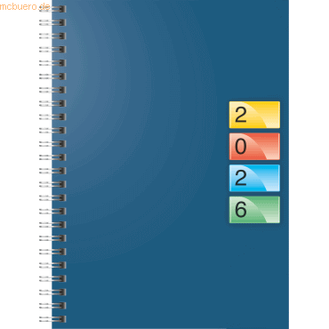 4061947144949 - Buchkalender 796 Dataline A5 1 Woche 2 Seiten Karton-Einband b