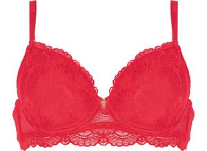 4061948025100 - JOOP! Lovely Lace Bügel-BH vorgeformte Cups Spitze für Damen rot 85E