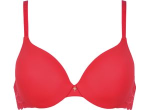 4061948026046 - JOOP! Lovely Lace Schalen-BH Spitze schmale Träger für Damen rot 80B