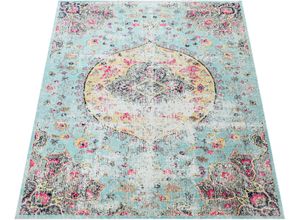 4061981033070 - Teppich Artigo 401 Teppiche Gr B L 240 cm x 340 cm 2 mm 1 St bunt (mehrfarbig) Orientalische Muster Kurzflor Orient-Optik Vintage Design In- und Outdoor geeignet