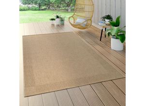 4061981063183 - Paco Home - In- & Outdoor Flachgewebe Teppich Sisal Optik Natürlicher Look Einfarbig Beige 120x170 cm