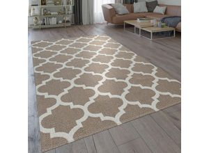 4061981064821 - Teppich Wohnzimmer Orient Muster Marokkanisches Design Modern Beige Creme 120x160 cm - Paco Home