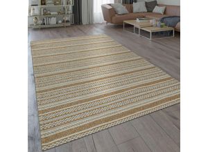 4061981064890 - Paco Home - Teppich Wohnzimmer Muster Orientalisch Modern Beige Braun Natur 60x100 cm