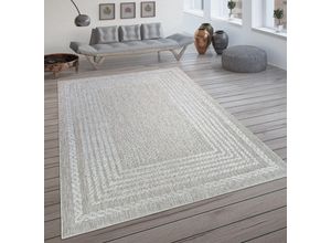 4061981086465 - Paco Home In- & Outdoor-Teppich Flachgewebe Mit Skandi-Muster Und Sisal-Look In Cream 80x150 cm