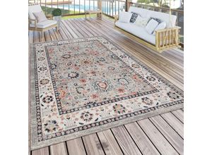 4061981115905 - Outdoor Teppich Küchenteppich Terrasse Vintage Oriental Muster Beige Orange 80x150 cm - Paco Home