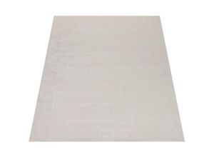 4061981125294 - Teppich Für Wohnzimmer Einfarbig Kurzflor Schlicht Und Modern In Creme 80x150 cm - Paco Home