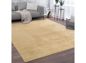 4061981166181 - Teppich Kurzflor-Teppich Für Wohnzimmer Weich Super Soft Waschbar In Beige ø 120 cm Rund - Paco Home