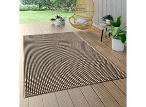 4061981167522 - Paco Home - In-& Outdoor Teppich Balkon Küchenteppich Sisal Optik Modern Einfarbig Beige Braun 80x150 cm