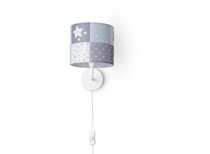 4061981179235 - Paco Home - Nachttischlampe Kinderzimmer Tischleuchte Bunt Wandlampe Kinderzimmer Regenbogen Wandleuchte - Weiß Design 2 (Ø18 cm)