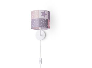 4061981179259 - Paco Home - Nachttischlampe Kinderzimmer Tischleuchte Bunt Wandlampe Kinderzimmer Regenbogen Wandleuchte - Weiß Design 3 (Ø18 cm)