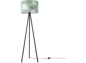 4061981180996 - Stehlampe Wohnzimmer Lampenschirm Büro Stativ Leselampe Deko Kinderzimmer Jungle Grün (Ø455cm) Stehleuchte - Schwarz - Paco Home 4061981180996 - Stehlampe Wohnzimmer Lampenschirm Büro Stativ Leselampe Deko Kinderzimmer Jungle Grün (Ø455cm) Stehleuchte - Schwarz - Paco Home