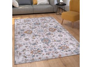 4061981190254 - Teppich Wohnzimmer Kurzflor Orient Muster Ornamente Vintage 60x100 cm Bunt 2 - Paco Home