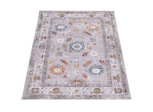 4061981190377 - Teppich Palermo 563 Teppiche Gr B L 200 cm x 280 cm 13 mm 1 St bunt (mehrfarbig) Orientalische Muster Kurzflor Orient-Optik Vintage Design